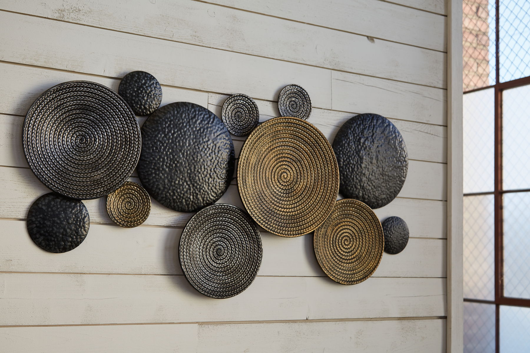 Emsley - Wall Decor - Metallic / Black / Gray - Image 2