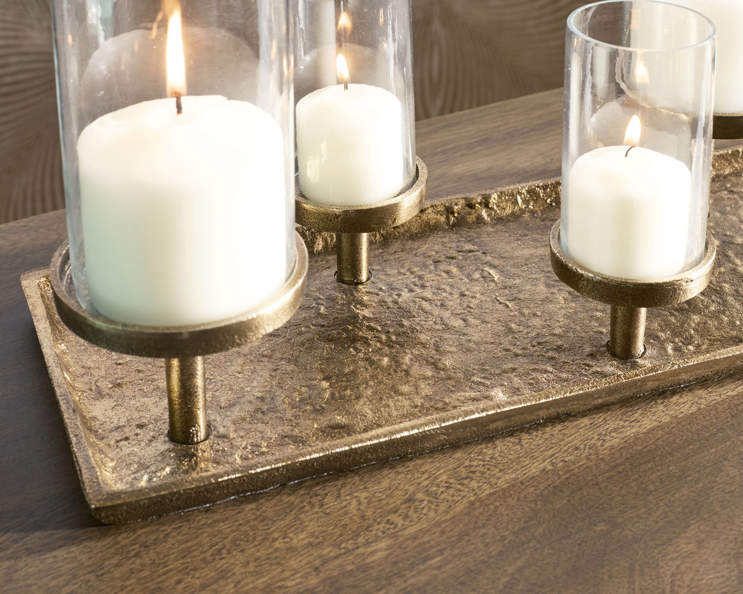Wallmond - Candle Holder - Antique Brass Finish - Image 2