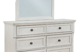 Robbinsdale - Dresser, Mirror - Youth - Antique White