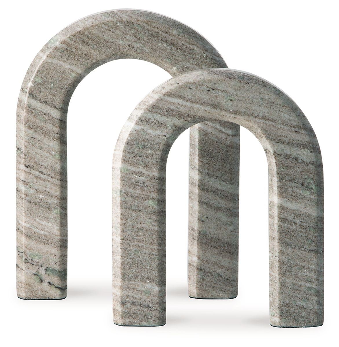 Keithton - Sculpture Set (Set of 2) - Taupe - Image 2