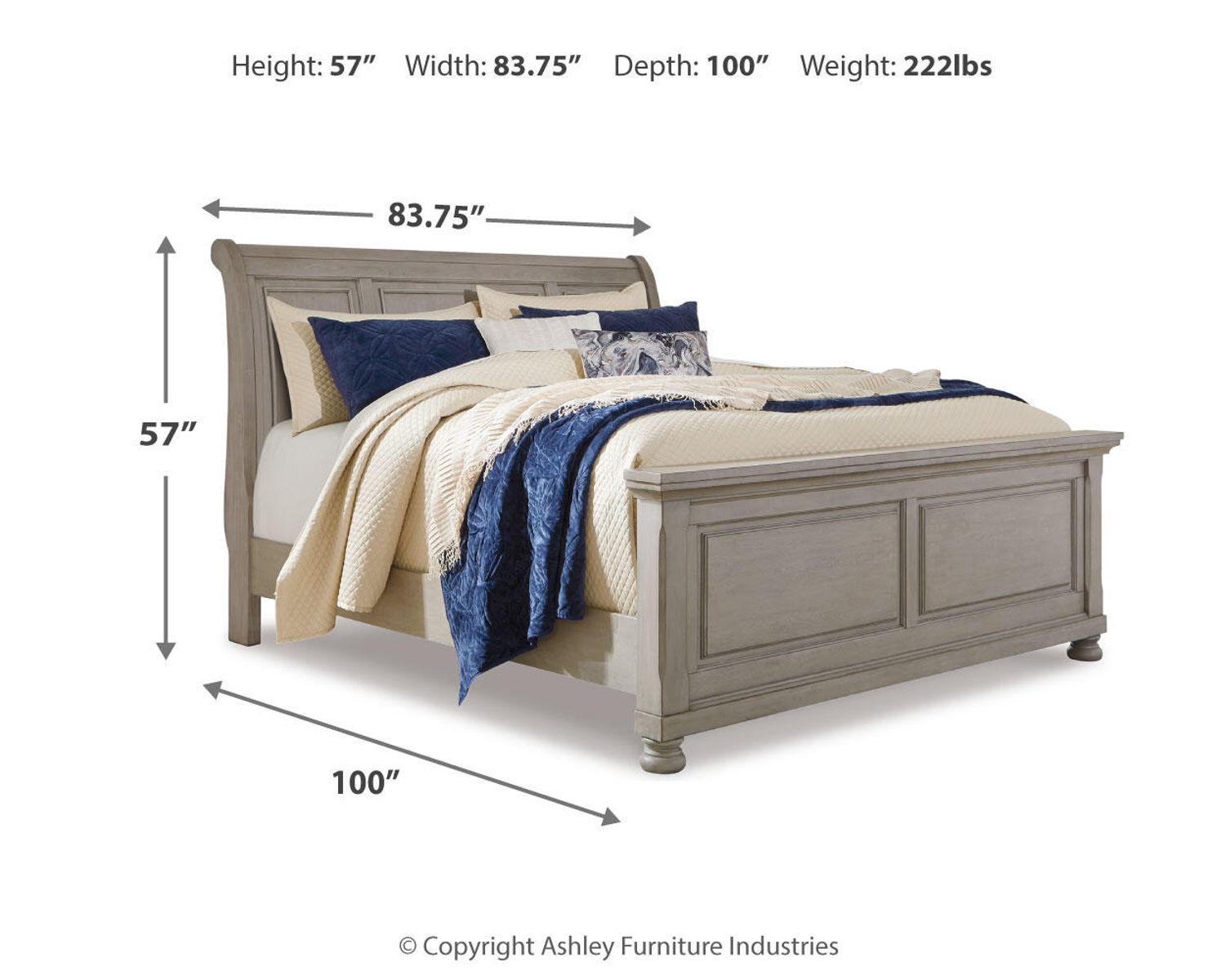 Lettner - Sleigh Bed - Image 4