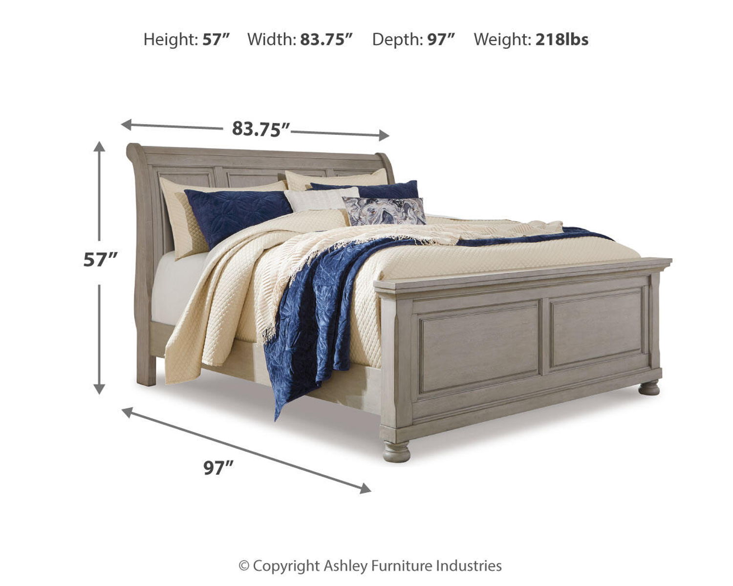 Lettner - Sleigh Bed - Image 11