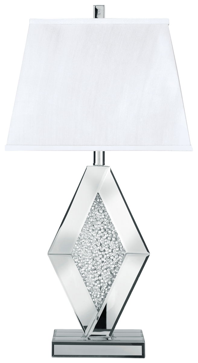 Prunella - Mirror Table Lamp - Silver Finish