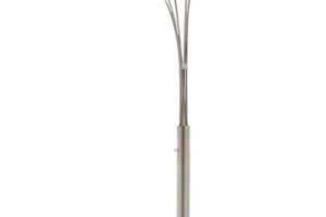 Winter - Metal Arc Lamp - Silver Finish