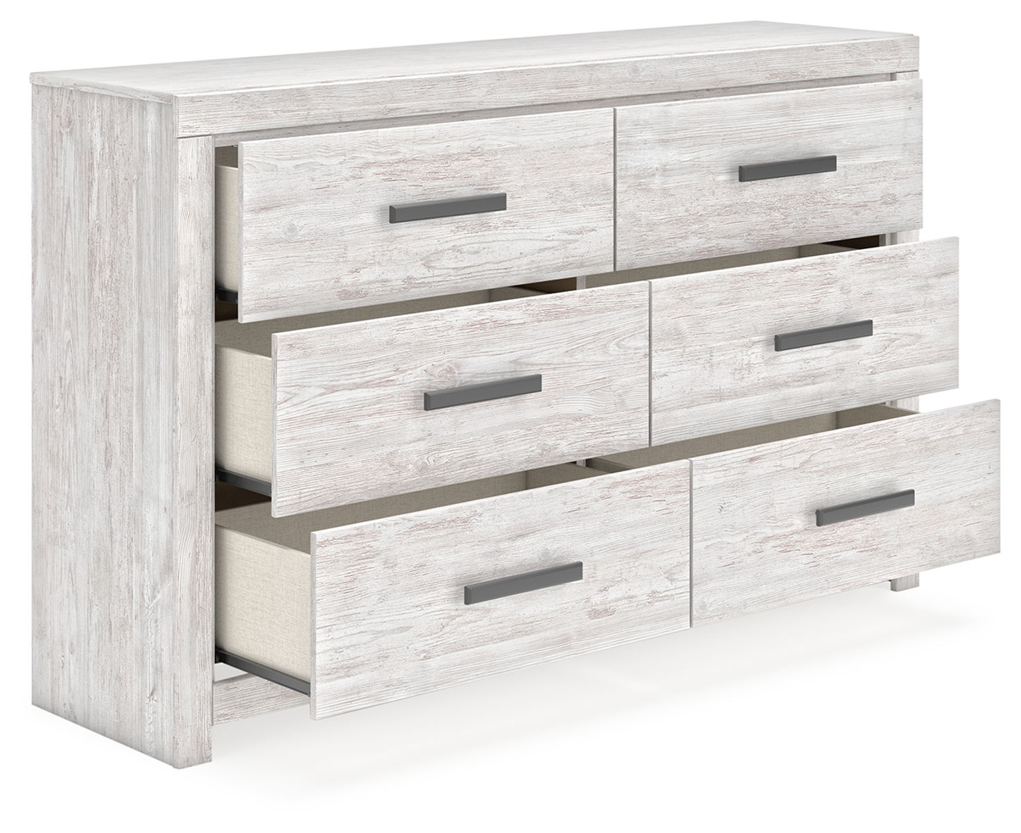 Cayboni - Six Drawer Dresser - Whitewash - Image 2