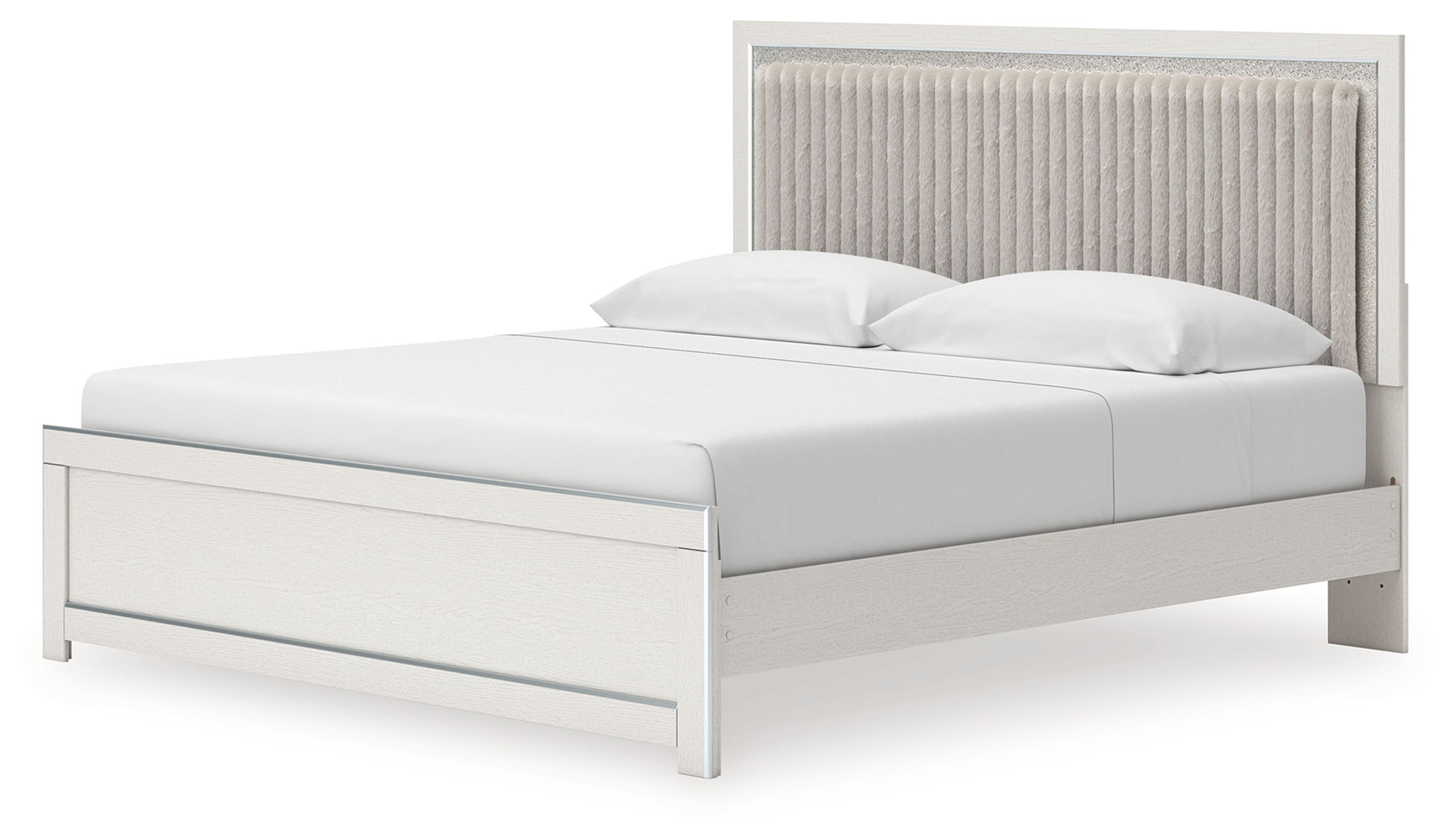 Zuraleus - Upholstered Panel Platform Bed With Roll Slats - Image 12