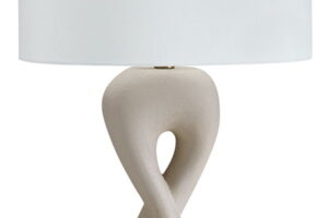 Judrich - Poly Table Lamp - White / Gold Finish
