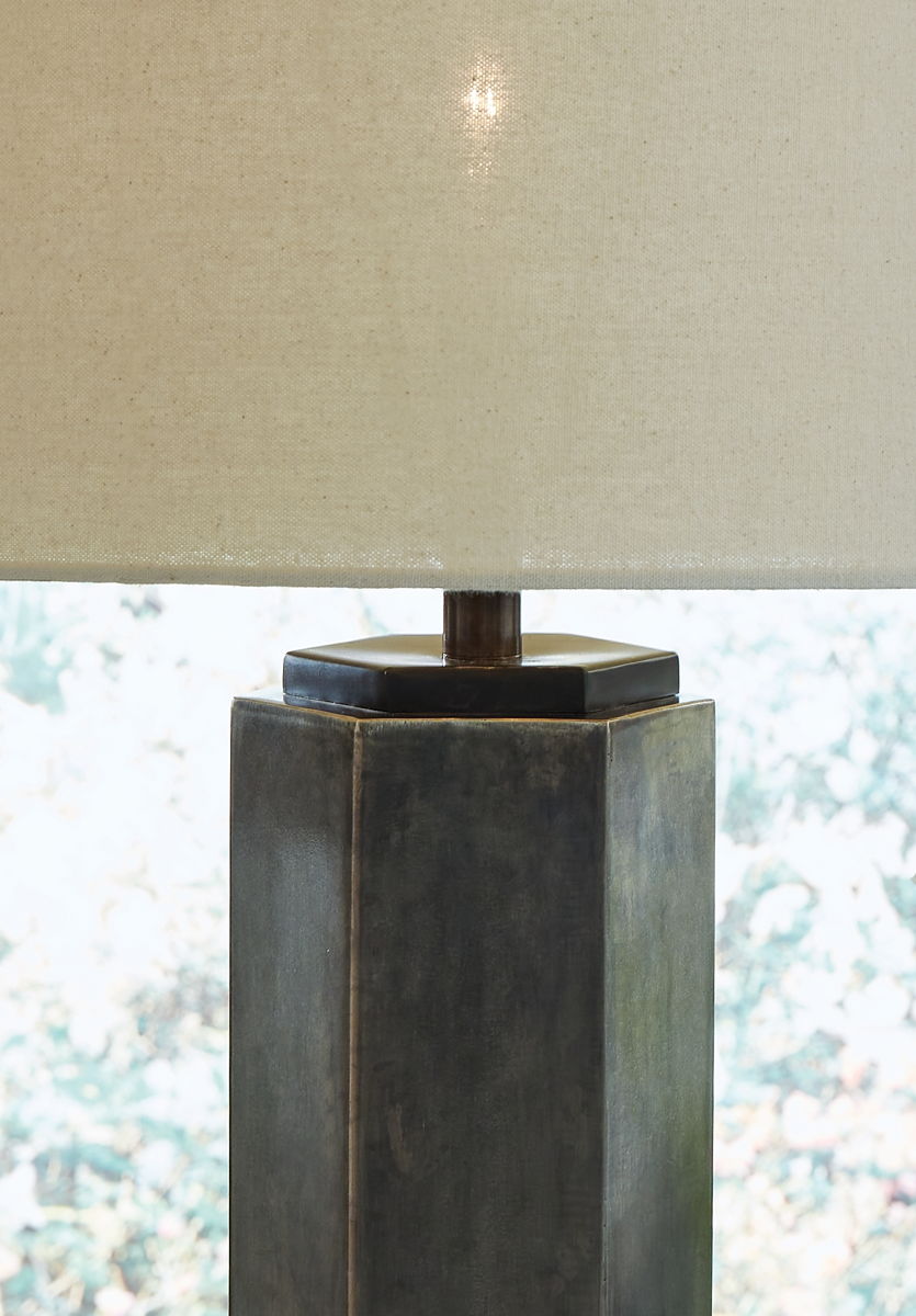 Dirkton - Metal Table Lamp - Antique Pewter Finish - Image 3