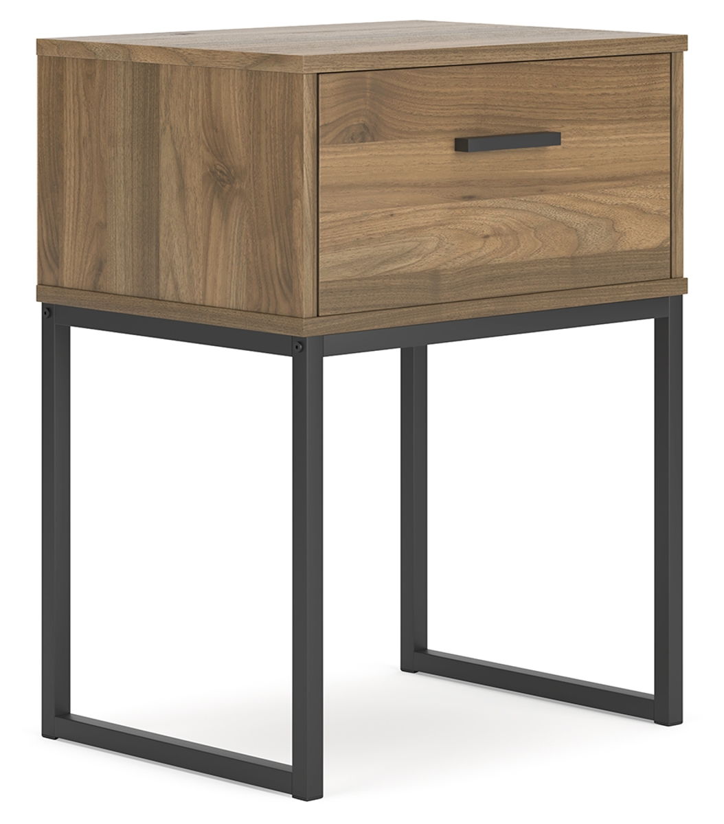 Deanlow - One Drawer Night Stand - Honey - Image 3