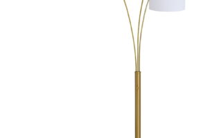 Valo - Metal Arc Lamp - Gold Finish