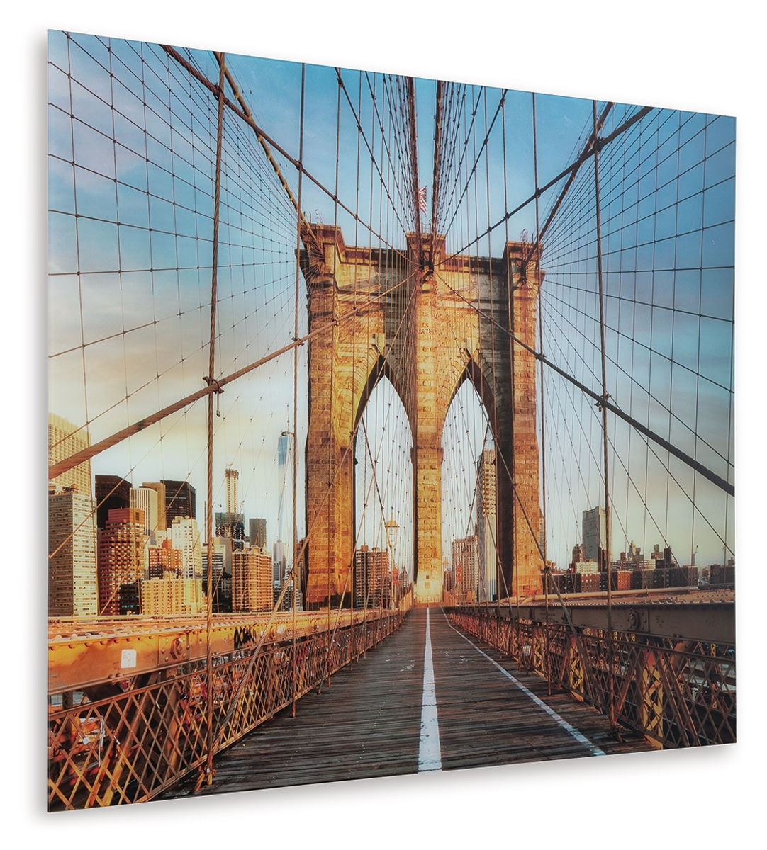 Shayward - Wall Art - Blue / Amber - Image 4