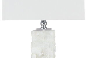 Malise - Alabaster Table Lamp - White