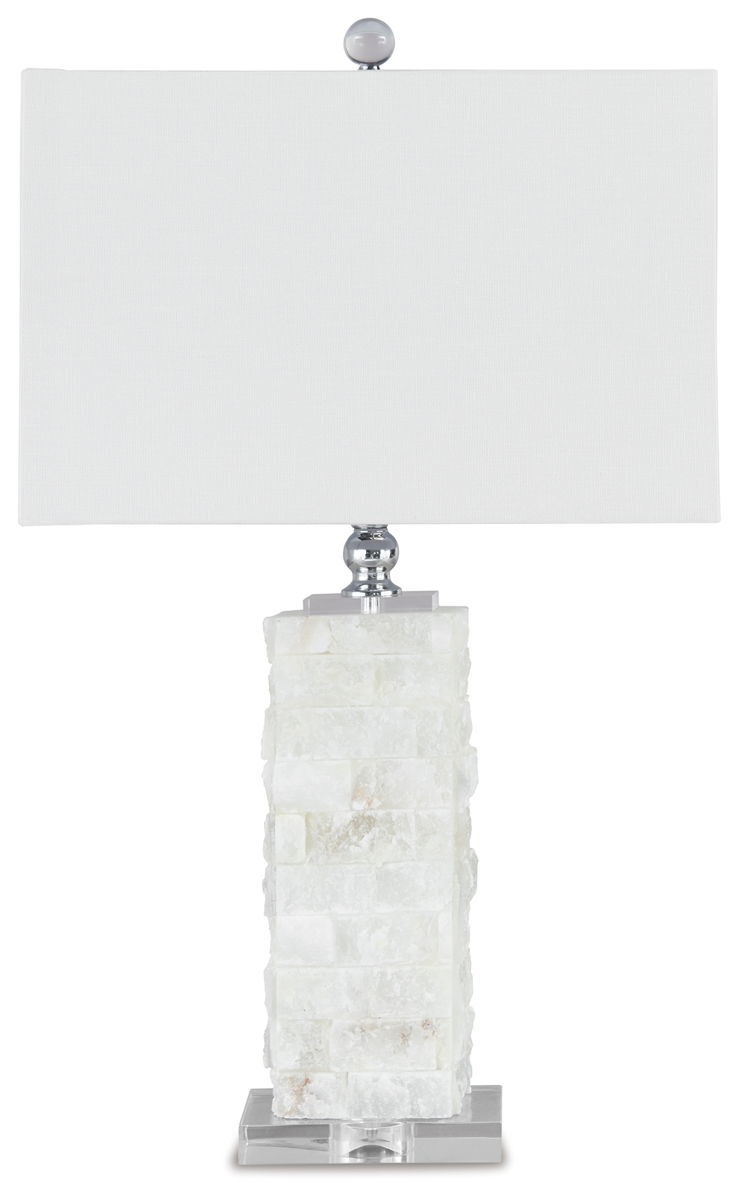 Malise - Alabaster Table Lamp - White