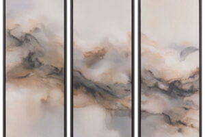 Larrondale - Wall Art Set (Set of 3) - Black / Gray / Brown