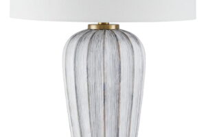 Lanwell - Poly Table Lamp - Antique Gray