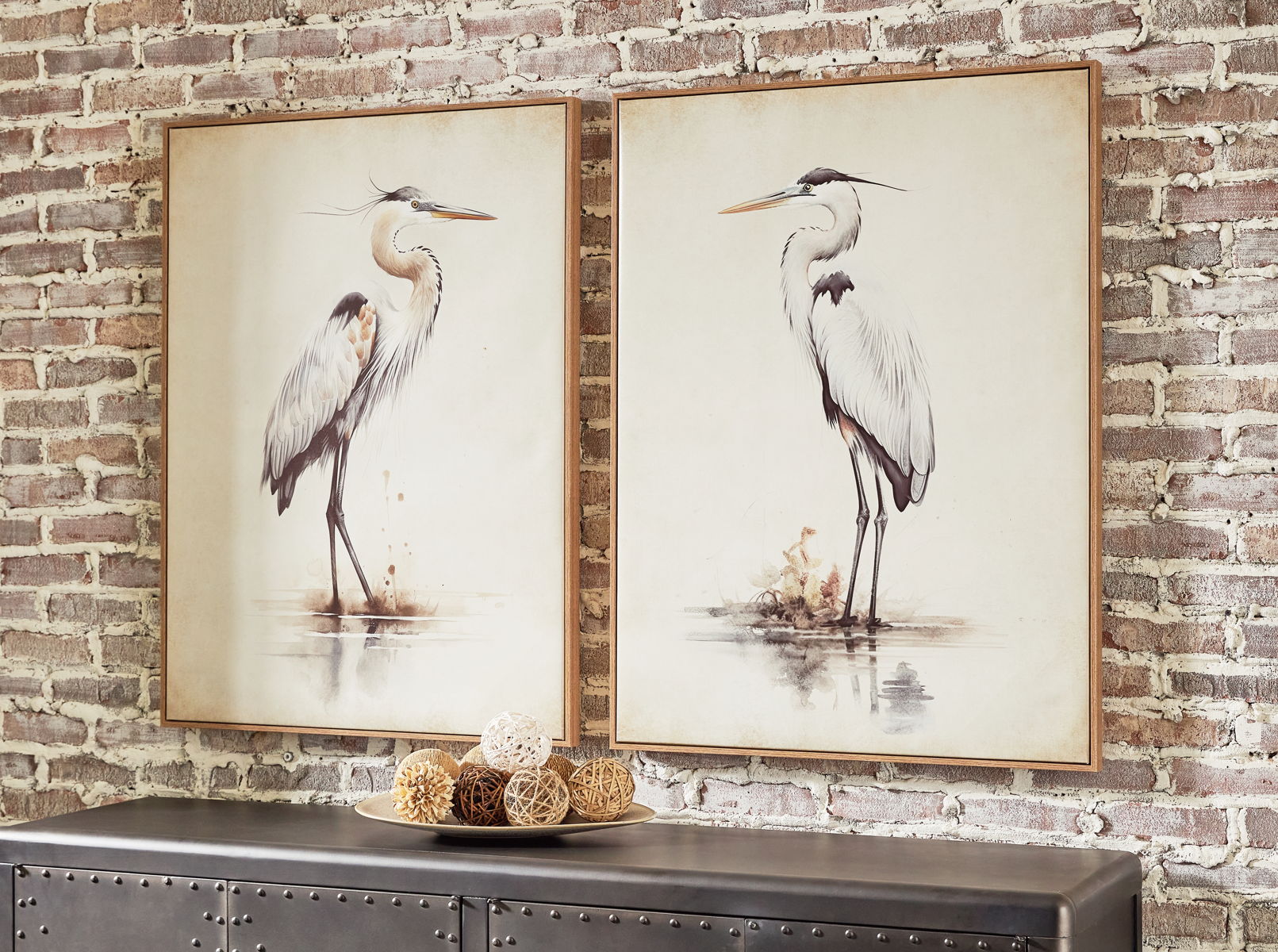 Aubinell - Wall Art Set (Set of 2) - Beige - Image 4