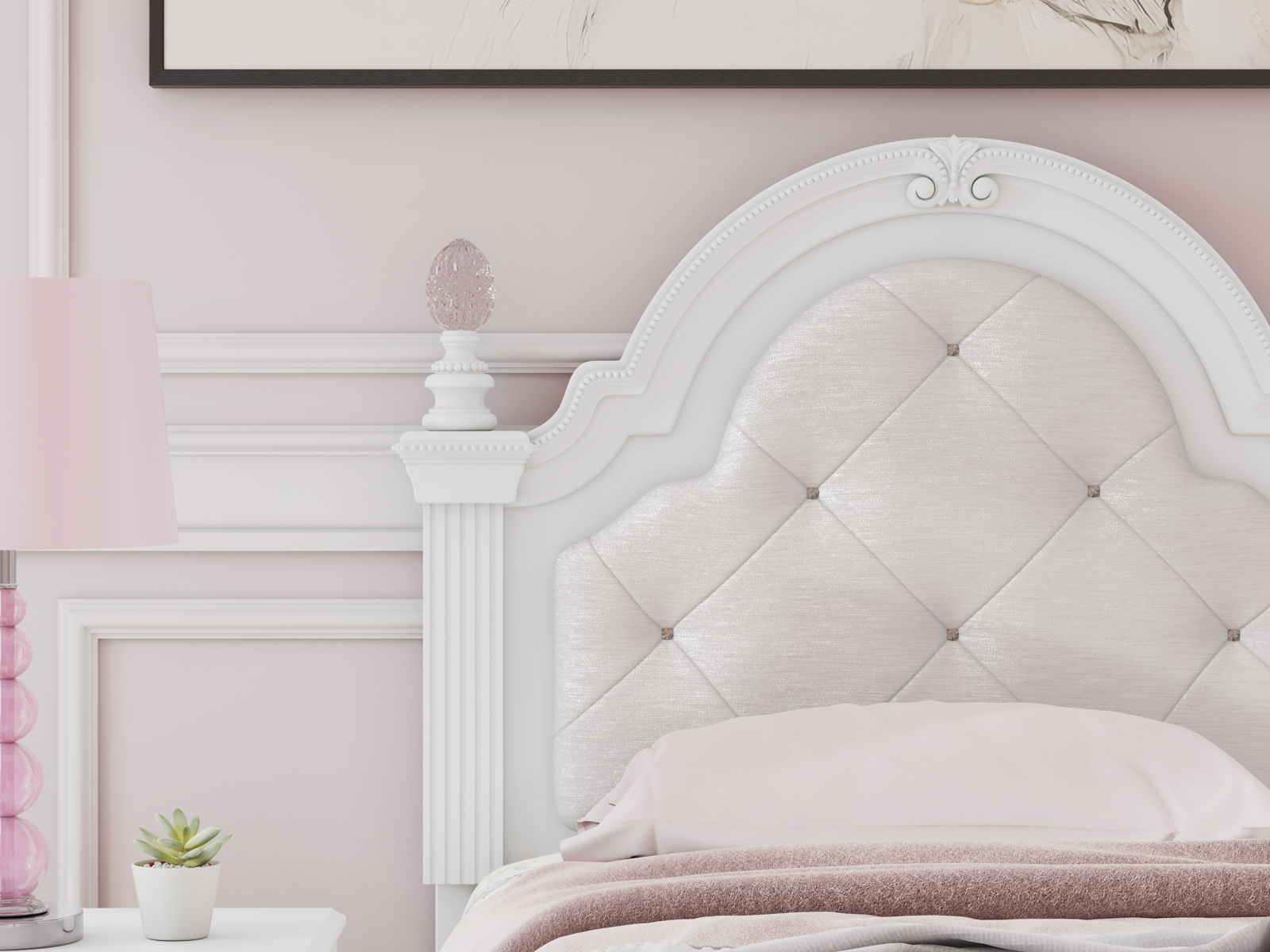 Kozlani - Upholstered Panel Headboard - Image 3