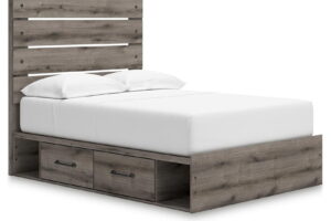 Graystorm - Panel Bed With Storage