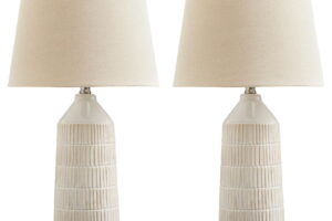 Willport - Ceramic Table Lamp (Set of 2) - Off White