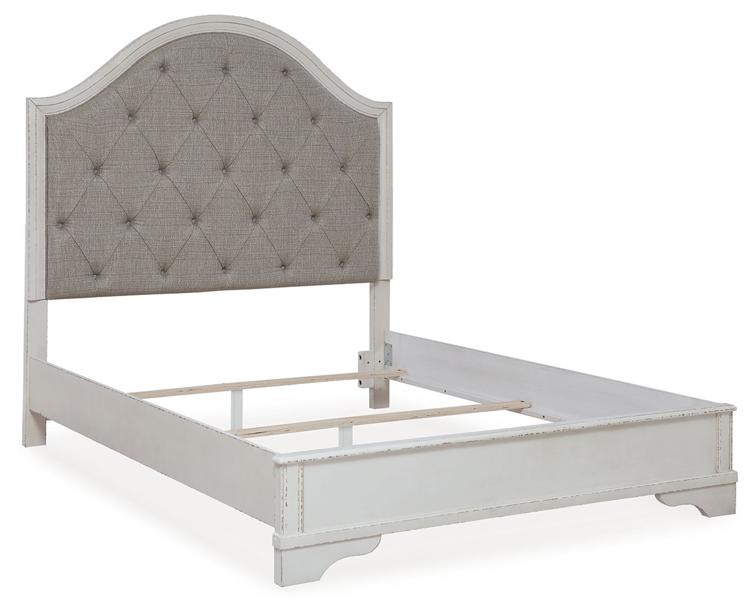 Blendon - Queen Upholstered Panel Bed - Rustic Brown - Image 2