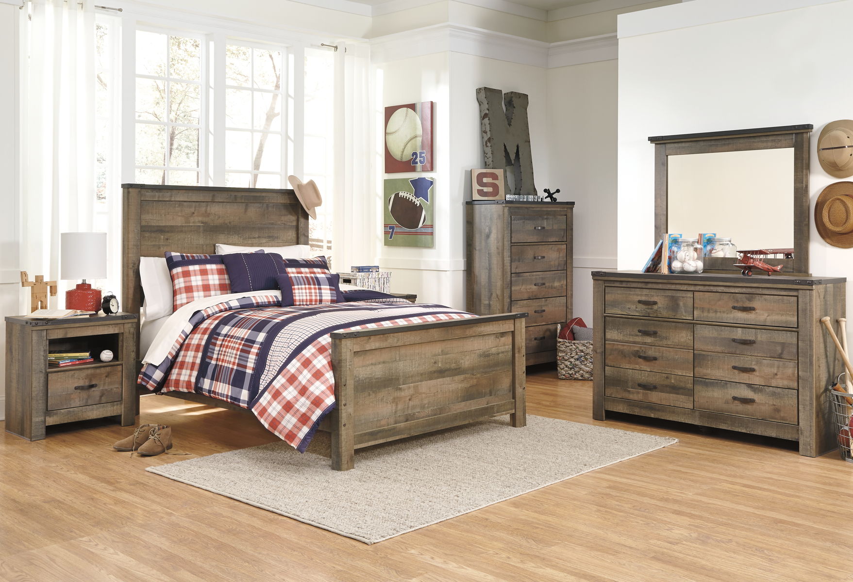 Trinell - Panel Bed - Image 19