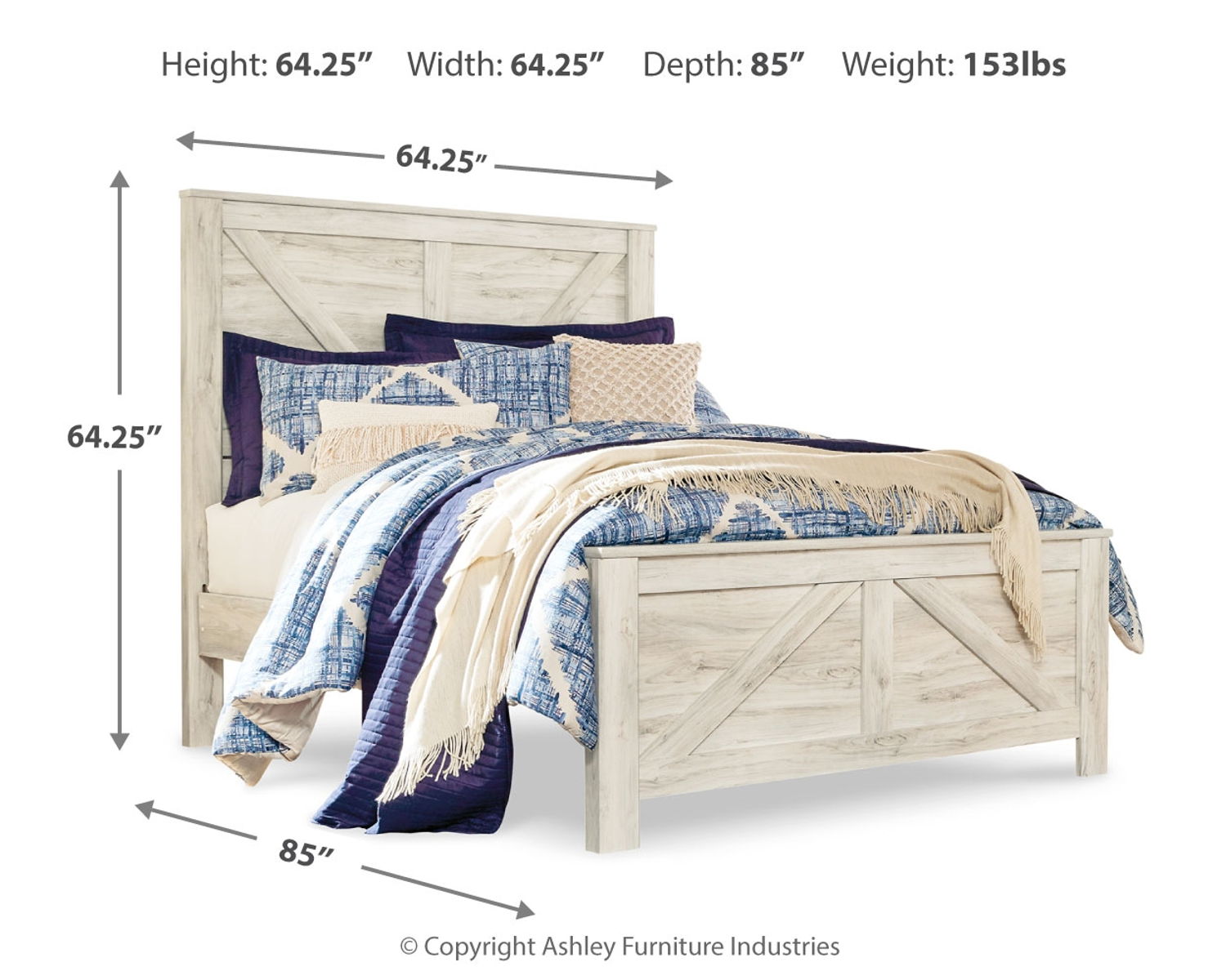 Bellaby - Crossbuck Panel Bed - Image 4