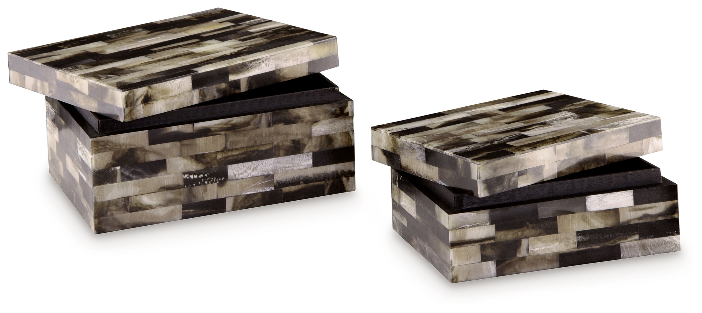 Ellford - Box Set (Set of 2) - Black / Brown / Cream - Image 4