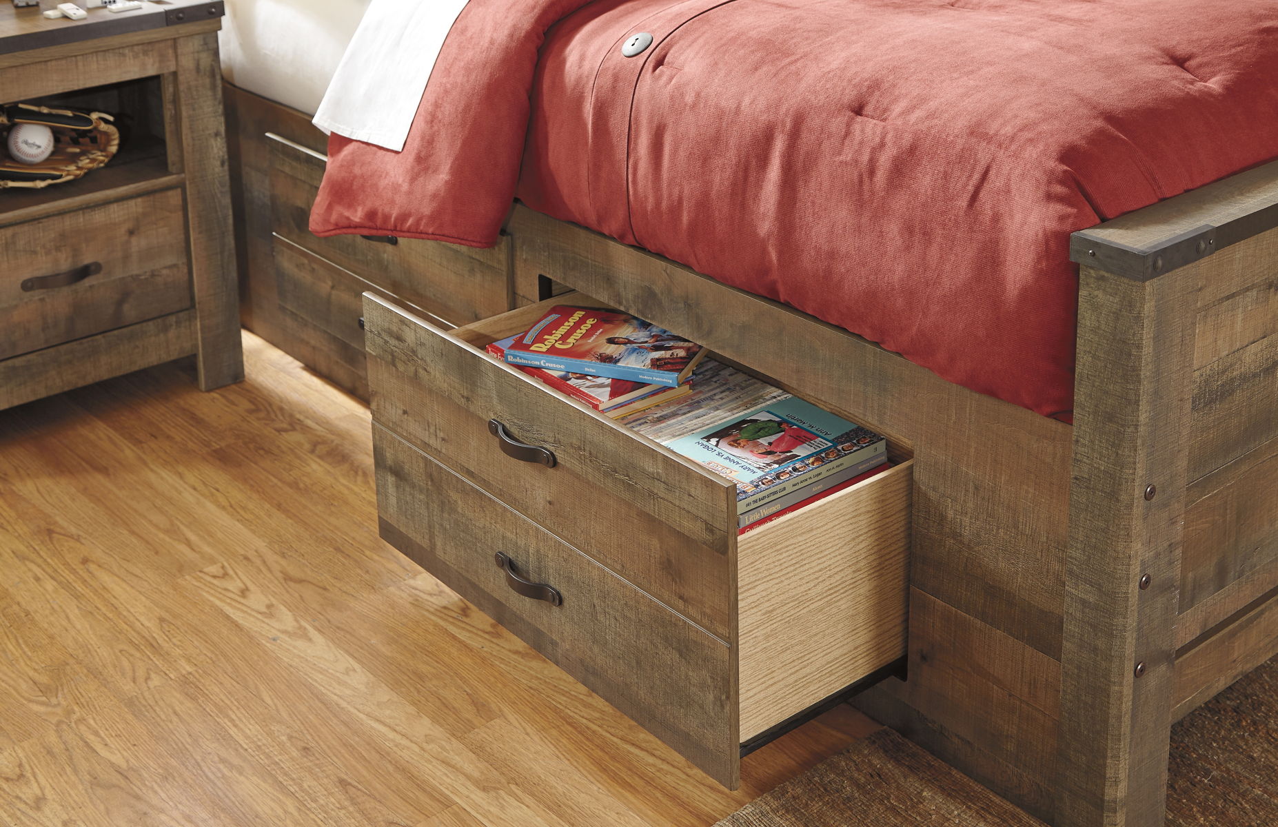 Trinell - Bookcase Bed With Storage - Image 6