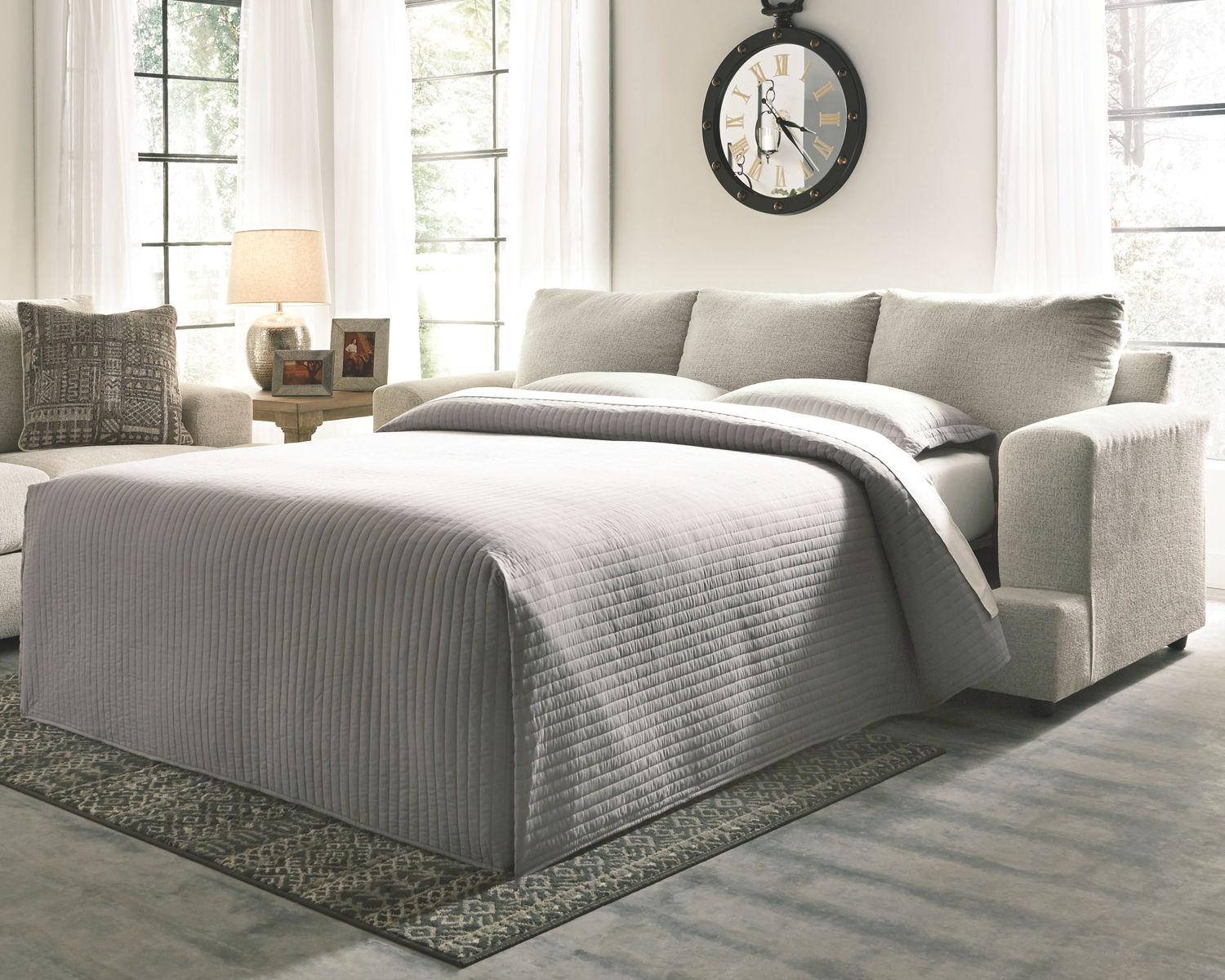 Soletren - Queen Sofa Sleeper - Stone - Image 3
