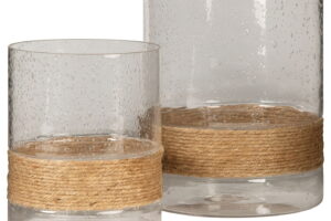 Eudocia - Candle Holder Set (Set of 2) - Clear