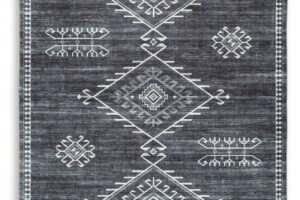 Arloman - 5' x 7' Rug - Black / Cream / Gray