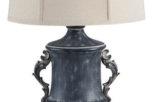 Morvanford - Poly Table Lamp - Antique Black