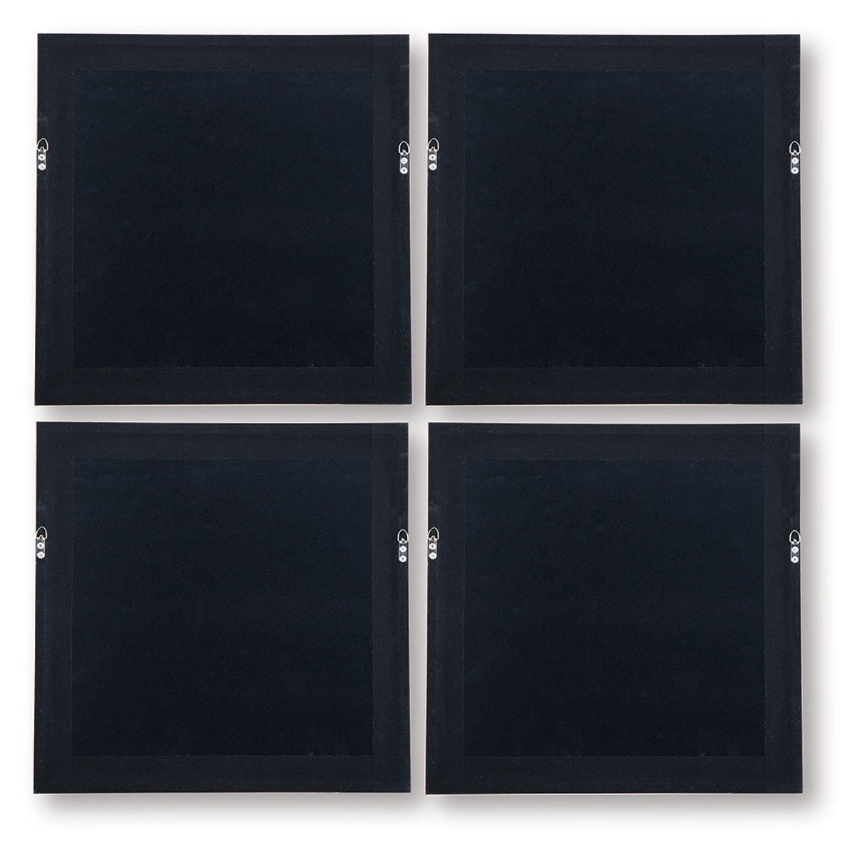 Dallbourne - Wall Art Set (Set of 4) - White / Gold Finish - Image 2