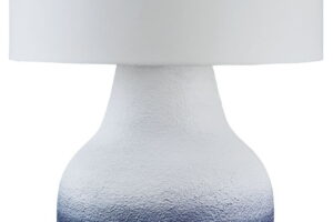 Dashland - Metal Table Lamp - White / Navy