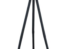 Orhan - Wood Floor Lamp - Black