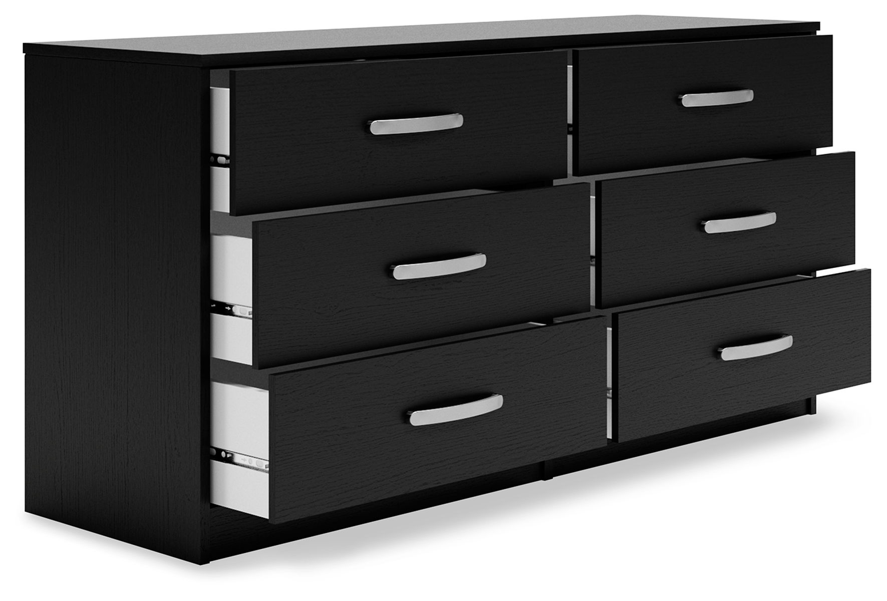 Finch - Six Drawer Dresser - Black - Image 2