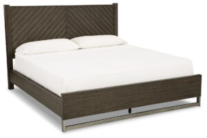Arkenton - King Panel Bed - Grayish Brown