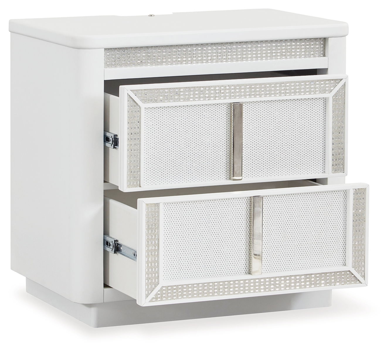 Chalanna - Two Drawer Night Stand - White - Image 3