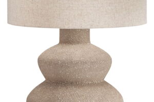 Jossleigh - Metal Table Lamp - Beige