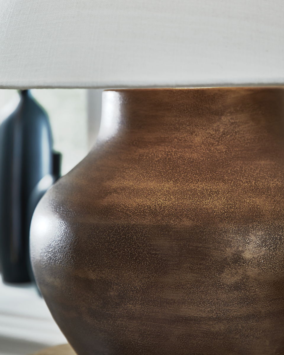 Whitham - Metal Table Lamp - Antique Copper Finish - Image 2