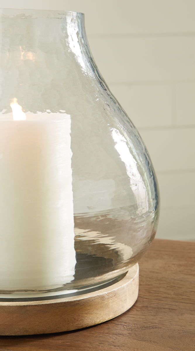 Adalisen - Candle Holder - Clear / Brown - Image 4