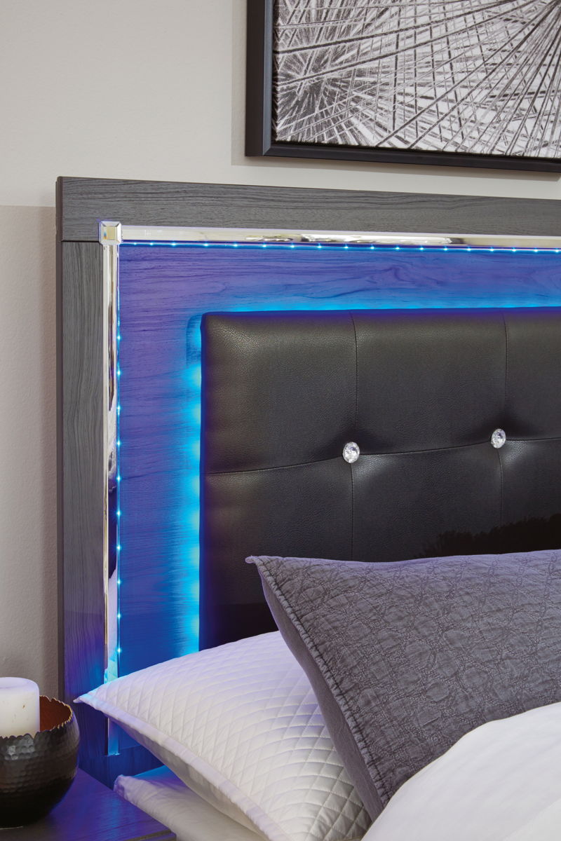 Lodanna - Upholstered Panel Headboard - Image 2