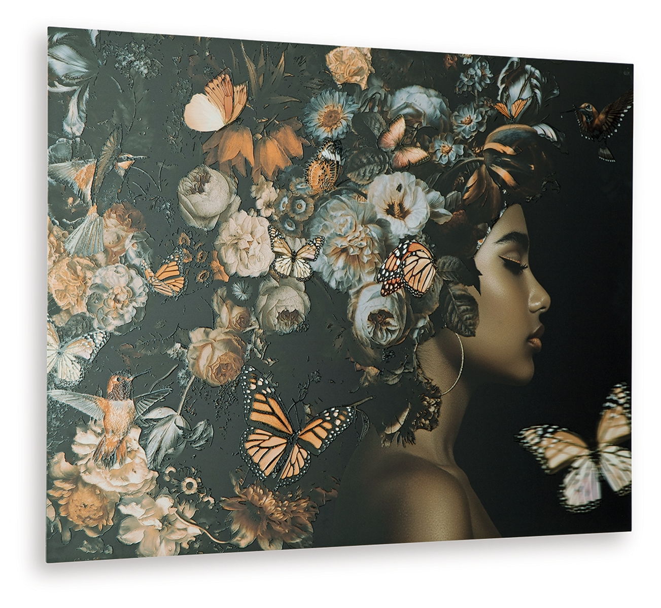 Valfer - Wall Art - Orange / Black / White - Image 4