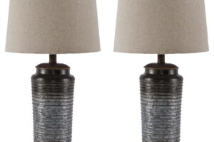 Norbert - Metal Table Lamp (Set of 2) - Gray