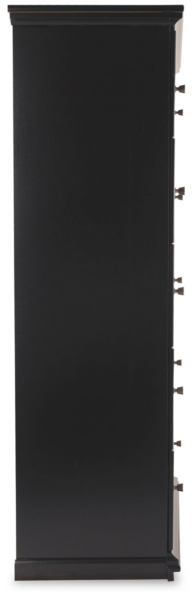 Maribel - Five Drawer Chest - Black - Image 2