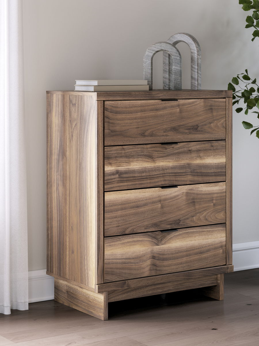 Chirason - Four Drawer Chest - Brown - Image 3