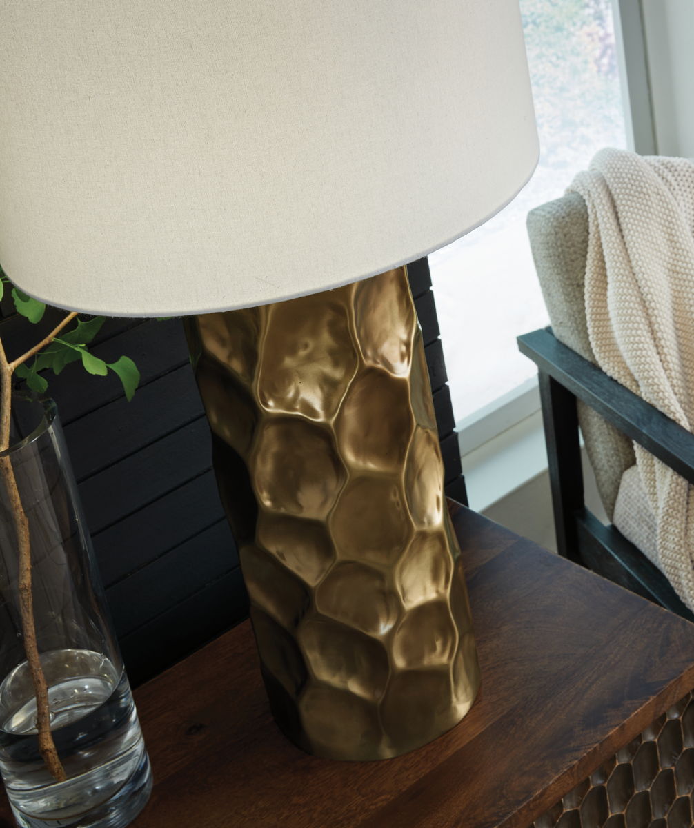 Marshawn - Metal Table Lamp - Gold Finish - Image 3