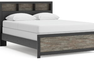 Broachmyn - Lighted Bookcase Panel Bed
