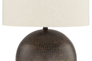 Hambell - Metal Table Lamp - Black / Gold Finish
