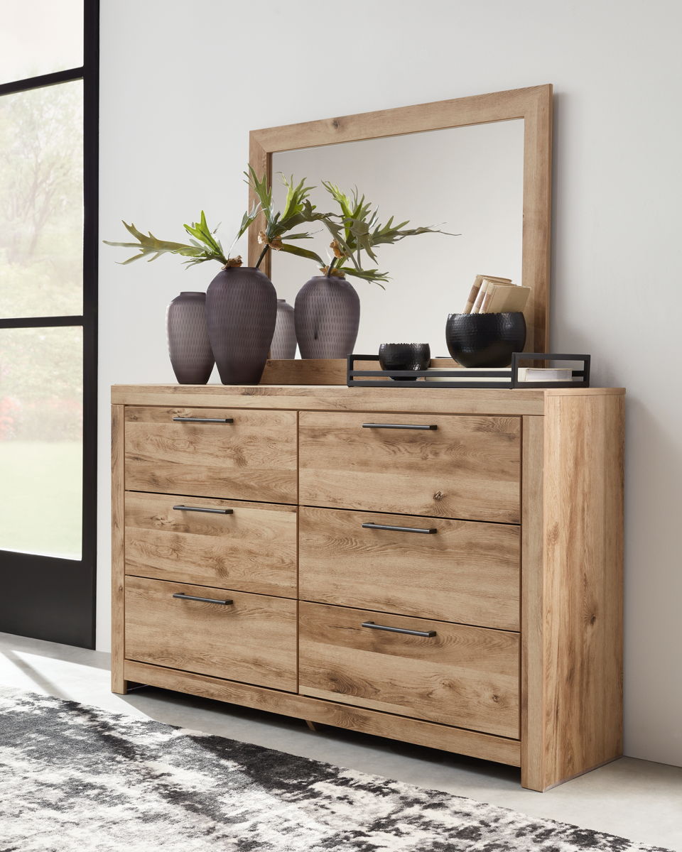 Hyanna - Dresser, Mirror - Tan - Image 4